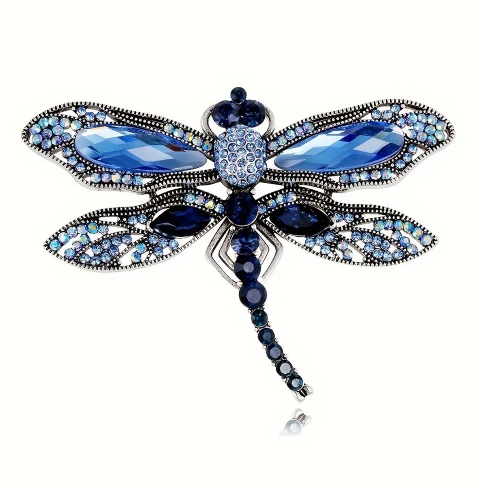 Dragonfly Lapel Brooch Sweater Scarves Jackets Corsages Shawl Pin FairyCore